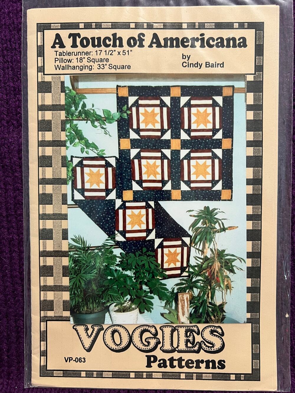 quilt pattern a touch of americana  table runer pillow wallhanging